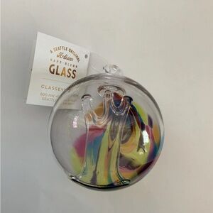Glass Eye Studio – Rainbow Angel Swing Ornament - NWT